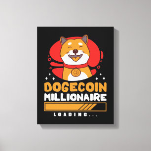 Impressão Em Tela Carregamento do Crypto DogeCoin Millionaire