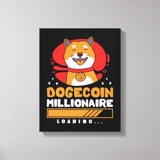 Impressão Em Tela Carregamento do Crypto DogeCoin Millionaire (Frente)