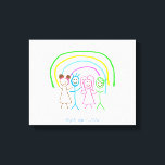 Impressão Em Tela Carregar Crianças de Desenho Transformando Trabalh<br><div class="desc">Digitalize o desenho ou trabalho de arte dos seus filhos e crie produtos de presente exclusivos com o trabalho de arte para uma memória eterna do seu filho. Adicione seus filhos desenhando em travesseiros, canecas, lâmpadas, etc. Adicione desenhos, pinturas ou qualquer trabalho de arte para presentes de precioso para avós,...</div>