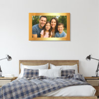 Carregue sua foto personalizada para um fundo dour