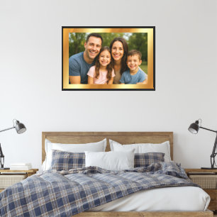 Impressão Em Tela Carregue sua imagem de foto personalizada em fundo