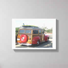 Impressão Em Tela Carrinha Woodie