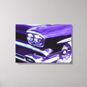 Impressão Em Tela Carro clássico: Chevrolet 1958