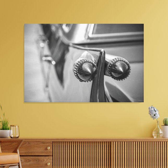 Impressão Em Tela Carro de Cadillac Clássico Vintage (Insitu(Sala de estar))