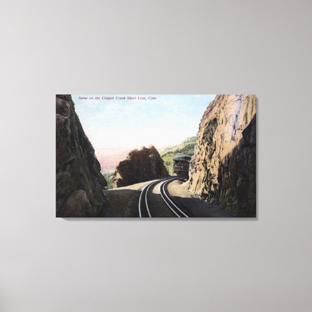 Impressão Em Tela Carro Ferroviário de Curta Distância (Frente)