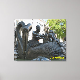 Impressão Em Tela Carrossel de casamento na tela de desenho de Nurem