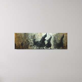 Impressão Em Tela 🌃 🎨 Carruagem 🐎