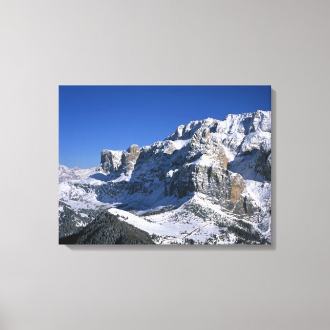 Impressão Em Tela Cartão de Feriado de Inverno Sella Gruppe (Frente)