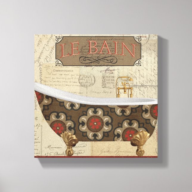 Impressão Em Tela Cartão-postal Bath (Frente)