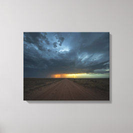 Impressão Em Tela Cartaz da Tempestade de Marfa - Arte Misteriosa do