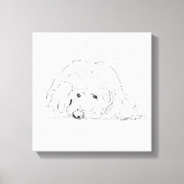 Impressão Em Tela Cartaz de Cachorro Cockapoo, Ideias de Presentes p