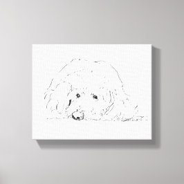Impressão Em Tela Cartaz de Cachorro Cockapoo, Ideias de Presentes p