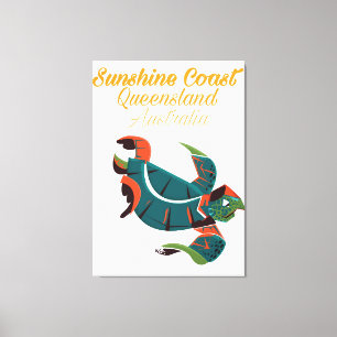 Impressão Em Tela Cartaz de viagem Costa Sunshine Queensland Austrál