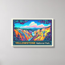 Cartaz de Viagem do Parque Nacional de Yellowstone