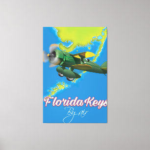 Impressão Em Tela cartaz de viagem Florida Keys