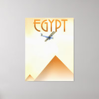 Cartaz de voo estilo vintage do Egito