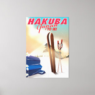 Impressão Em Tela Cartaz do viagem do japonês de Hakuba