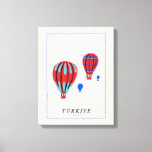 Cartaz Minimalista da Capadócia - Souvenir da Turq