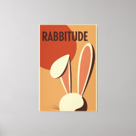 Impressão Em Tela Cartaz Rabbitude