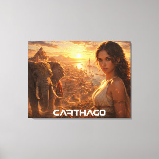 IMPRESSÃO EM TELA CARTHAGO - TUNIS