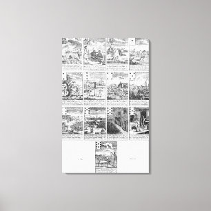 Impressão Em Tela Cartões de jogo que satirizam riscos da "bolha"