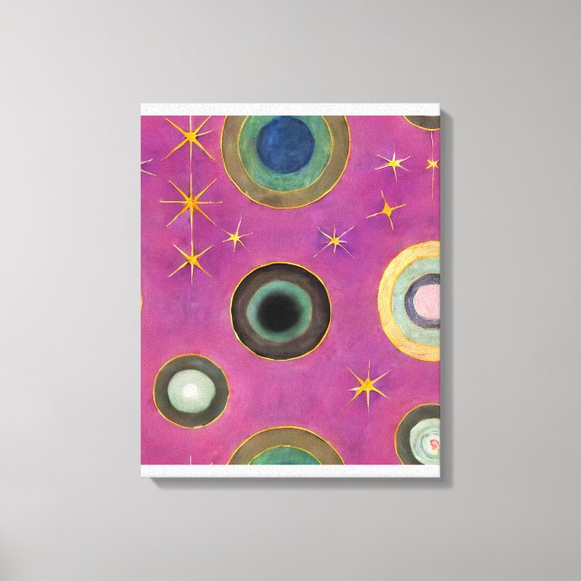 Impressão Em Tela Cartografia Celestial: Cosmos visionários (Frente)