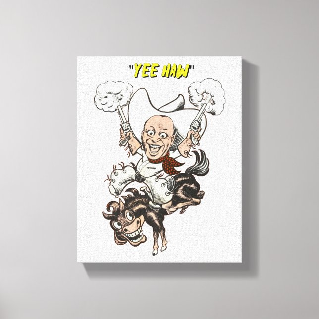 Impressão Em Tela Cartografia pistolas fotografadas a cavalo (Frente)