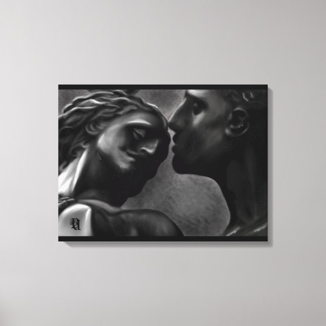 Impressão Em Tela Carved Eternity #Abstract #Love #Feels #Statues (Frente)