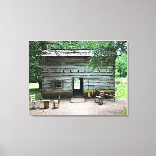 Impressão Em Tela Casa Appalachian em Mabry Mill, Virginia