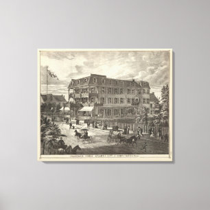 Impressão Em Tela Casa da colunata, Atlantic City