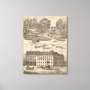 Impressão Em Tela Casa de Bardwell em Rutland Vermont