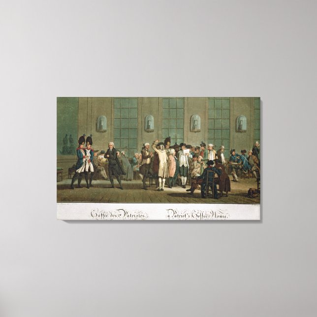 Impressão Em Tela Casa de Café de Um Patriota (Frente)