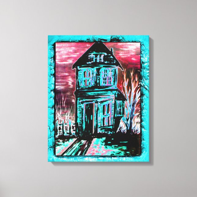 Impressão Em Tela Casa de Convite (Frente)