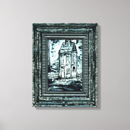 Impressão Em Tela Casa de Decepção