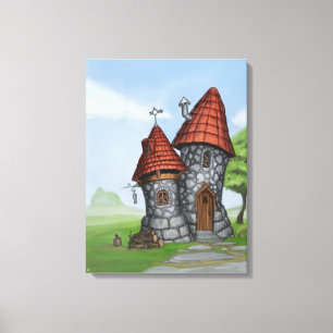 Impressão Em Tela Casa de fantasia
