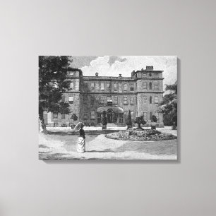 Impressão Em Tela Casa de Marlborough, do jardim, 1863