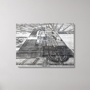 Impressão Em Tela Casa do Badminton no condado de Gloucester