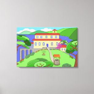 Impressão Em Tela Casa do Capitão Kayak