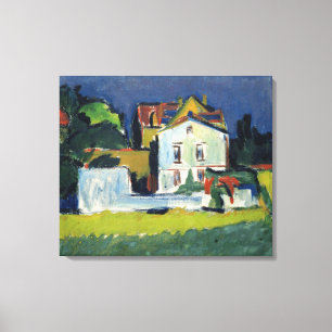 Impressão Em Tela Casa em uma paisagem