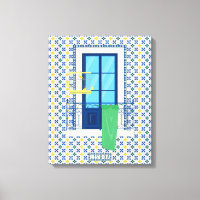 Casa portuguesa Lisboa com azulejos e aves