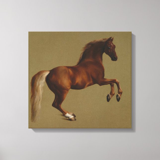 Impressão Em Tela Casaco de assobio do cavalo (por George Stubbs) (Frente)