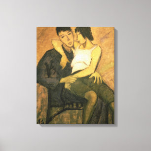 Impressão Em Tela Casal do Urbanite, 1920 (óleo em canvas)