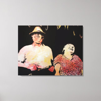 Impressão Em Tela Casal Feliz