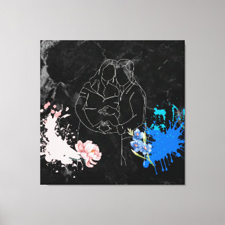 Impressão Em Tela Casal grávida