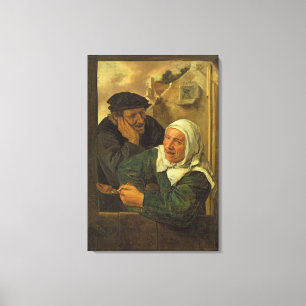 Impressão Em Tela Casal idoso