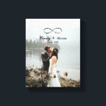 Impressão Em Tela Casamento de Nome Personalizado da Família Infinit<br><div class="desc">Este design imprimiu o Script Infinity Love Custom Family Name Wedding Node Groom Canvas Impressão que pode ser personalizado com o seu texto. Clique no botão "Personalizar" e use nossa ferramenta design para modificar este modelo. Veja a Design de Arte Gráfica para outros produtos que combinam com este design!</div>