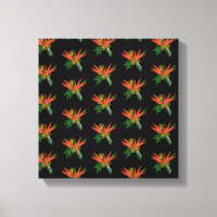 Casamento de Tinta Tropica com Pássaro de Paraíso 