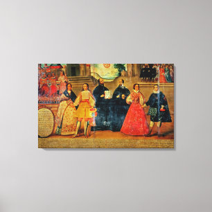 Impressão Em Tela Casamento duplo entre duas mulheres incas