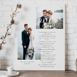 Impressão Em Tela Casamento Elegante Vows Love Script Mínimo Duas Fo<br><div class="desc">Newlyweds Sr. & Sra. dia de casamento vozes e fotos mantiveram a tela de desenho para sempre lembrar seu dia especial e seu amor e promessa um ao outro. Esta elegante tela de desenho de manutenção do dia do casamento apresenta um simples e mínimo layout de duas fotos para mostrar...</div>