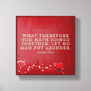 Impressão Em Tela Casamento - Lona Embrulhada Premium (Brilho)